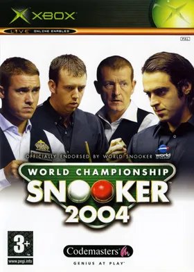 World Championship Snooker 2004 (Europe) box cover front